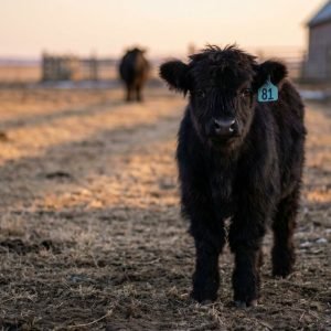 Beautiful Black 1005 Scottish Mini Highland Willow